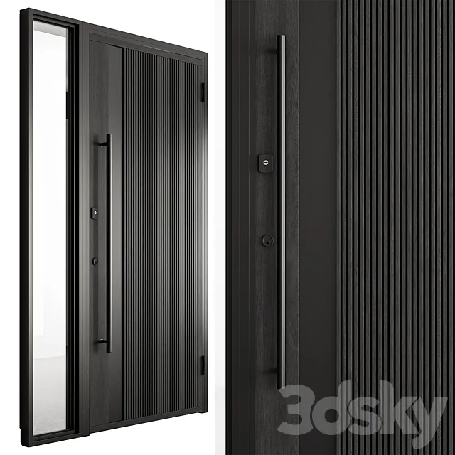 Wooden Front Door – Set 91 3DS Max Model