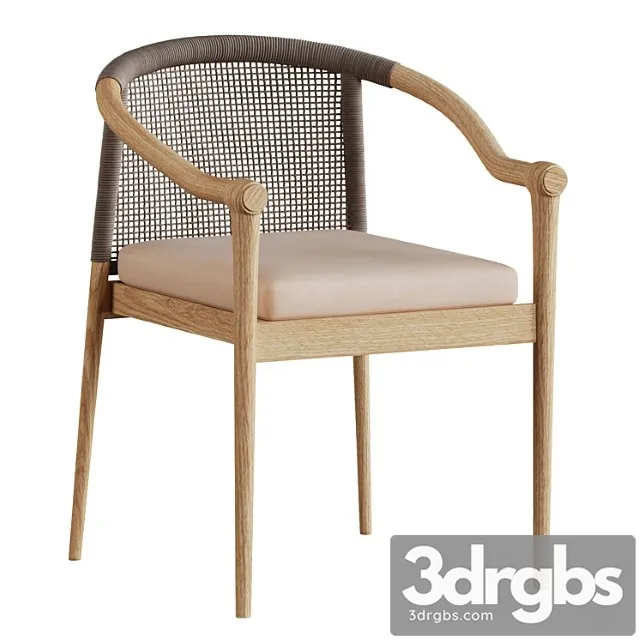 Wooden outdoor chair