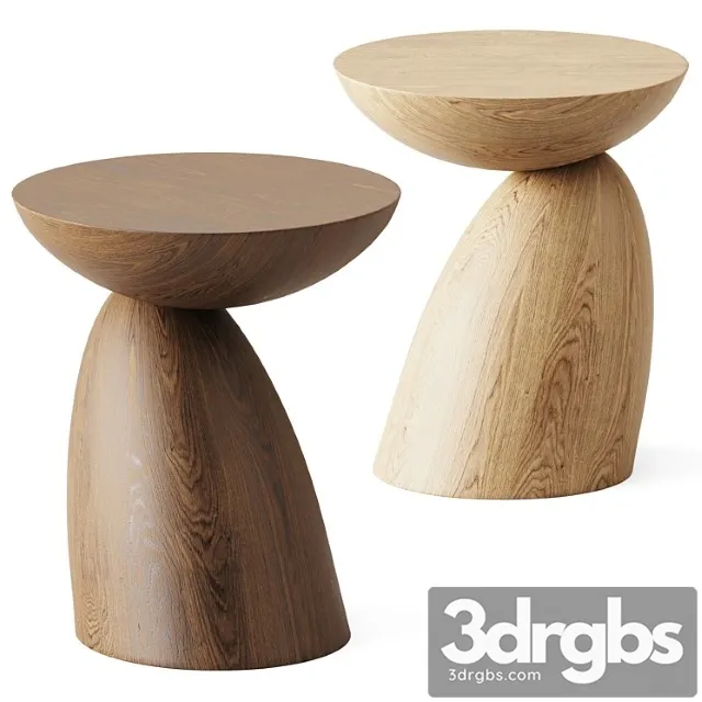 Wooden parabel table by eero aarnio originals