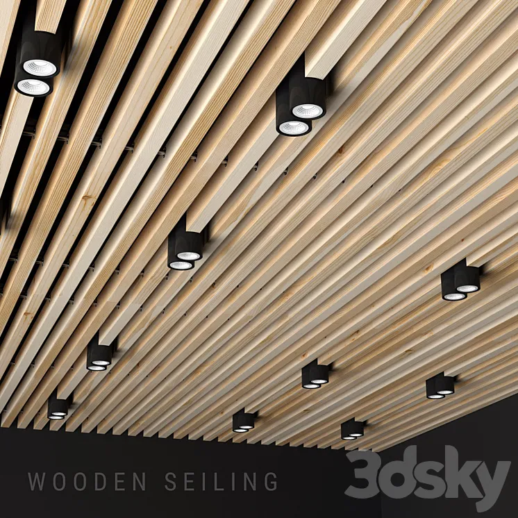 Wooden seiling 3DS Max
