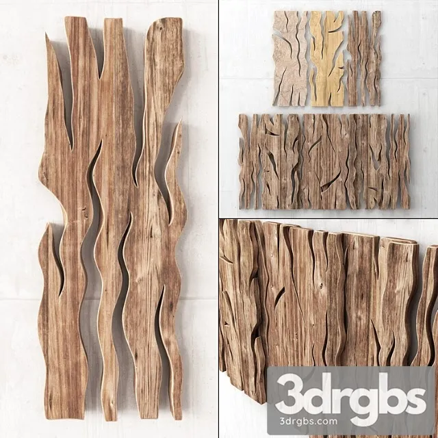 Wooden slab panels 3dsmax Download