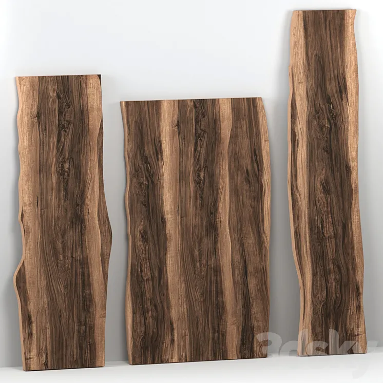 Wooden slabs 3DS Max