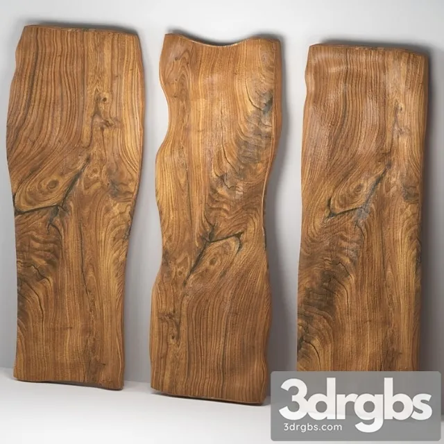 Wooden slabs