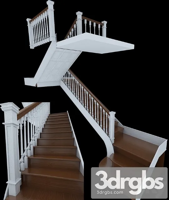 Wooden Staircase 3dsmax Download