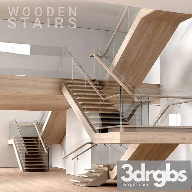 Wooden stairs 3 3dsmax Download