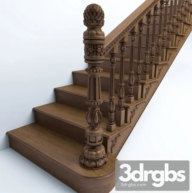 Wooden Stairs 3dsmax Download