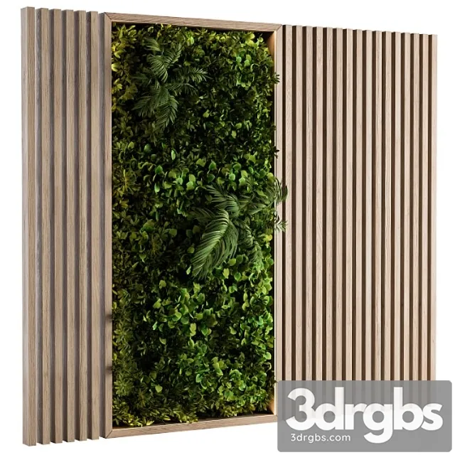 Wooden vertical garden – wall decor
