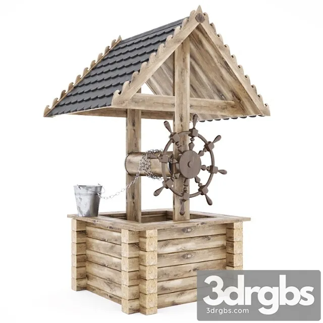 Wooden Wishing Well 3dsmax Download