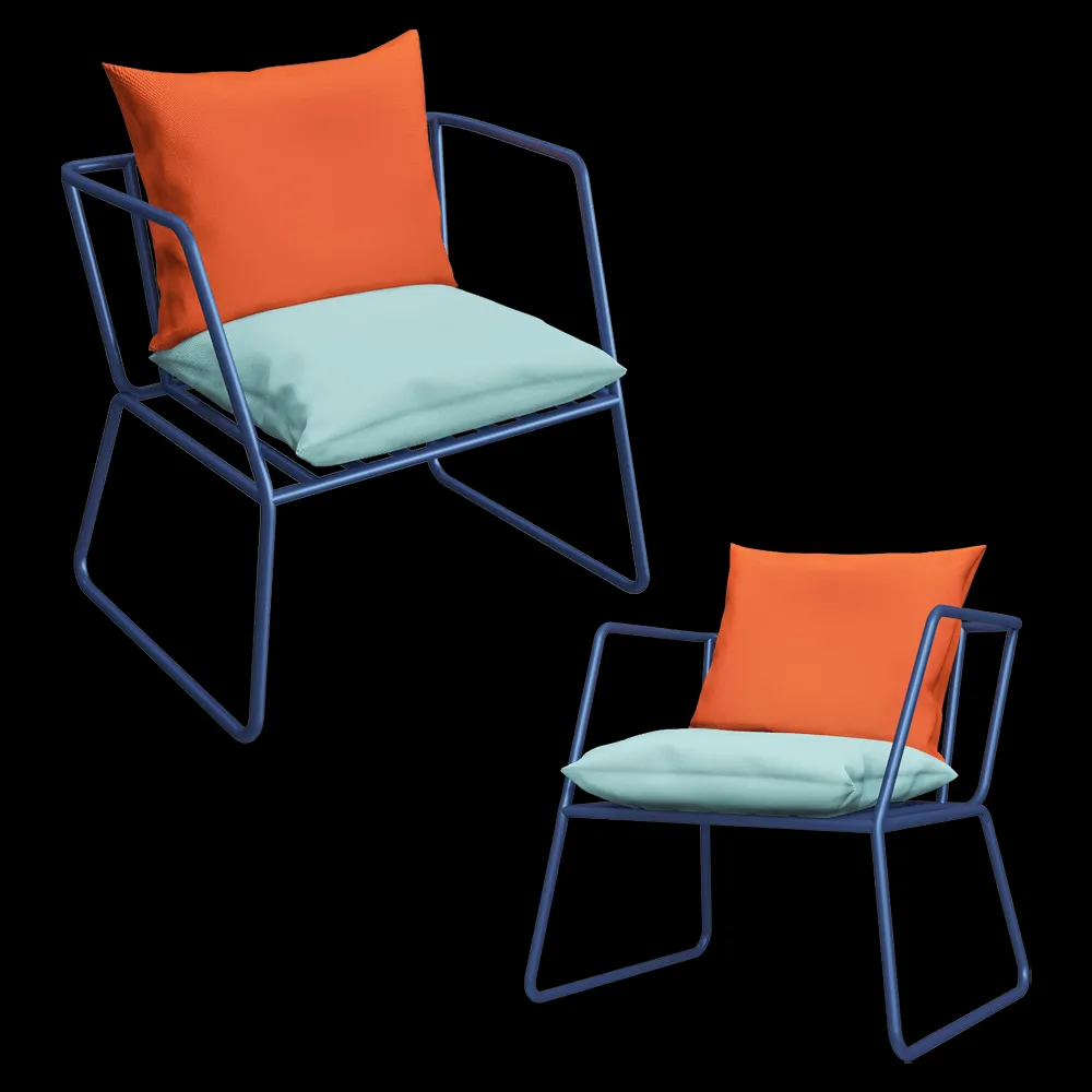 Woodi Furniture – Armchair Bauhaus BHVS-KRSL-SN 3ds Max