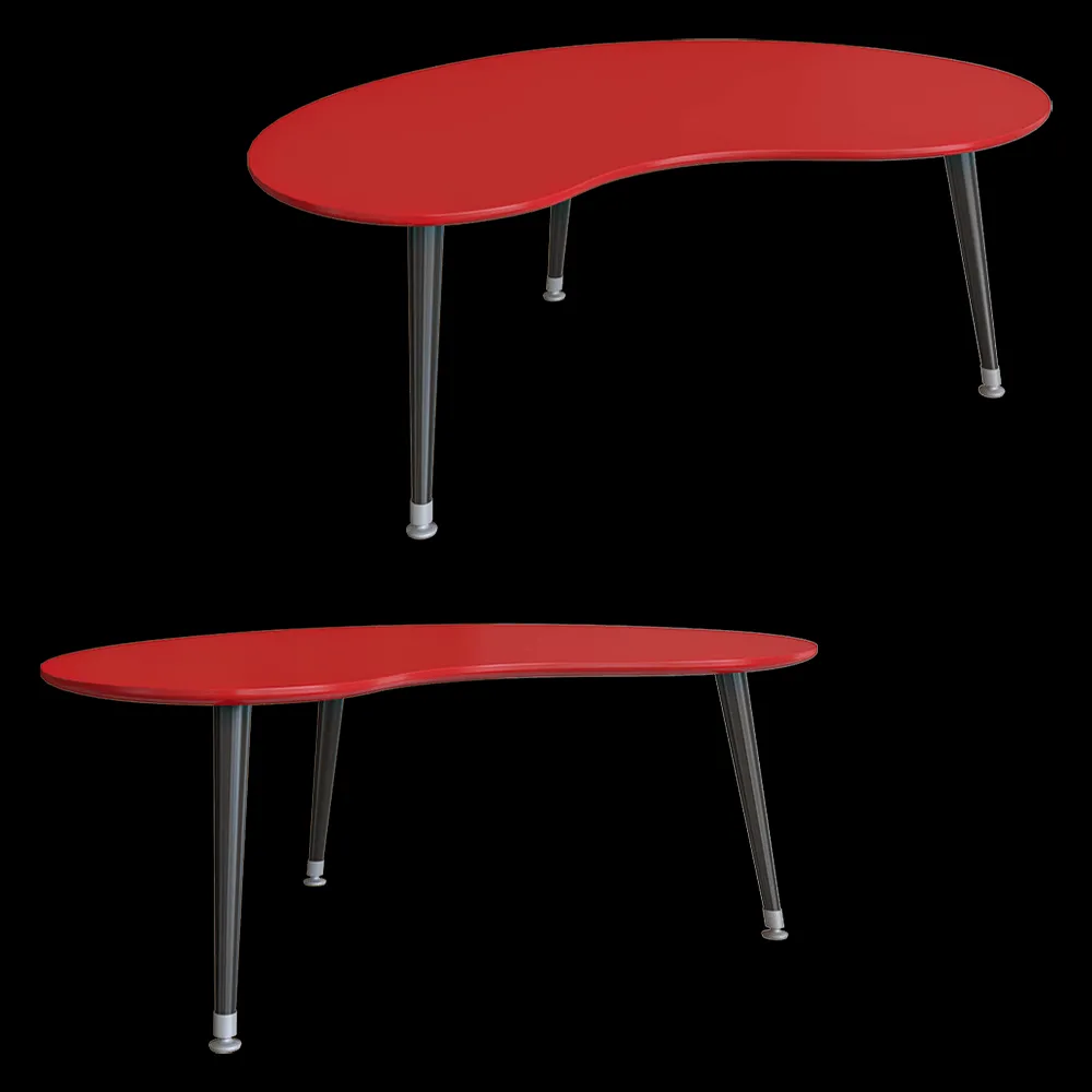 Woodi Furniture – Coffee table Kidney 3ds Max