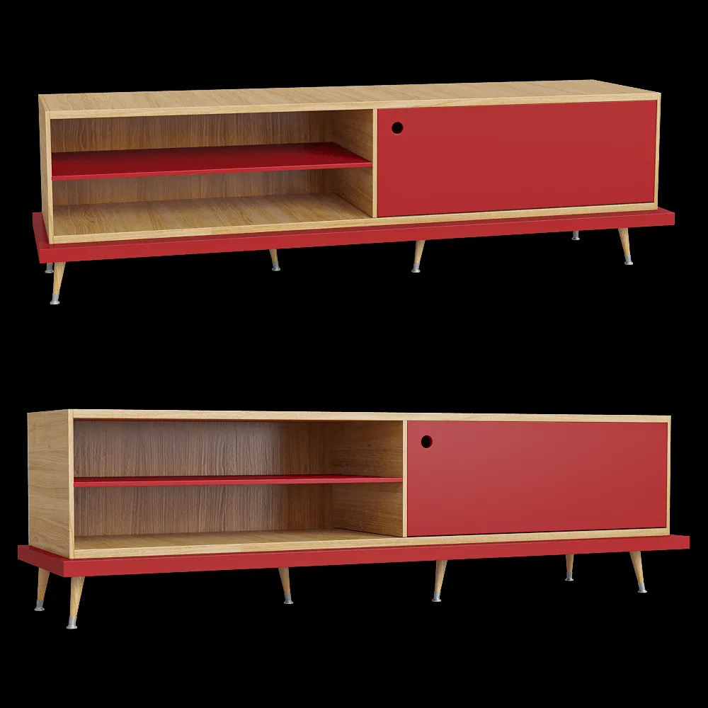 Woodi Furniture – Multimedia cabinet TIWI 3ds Max