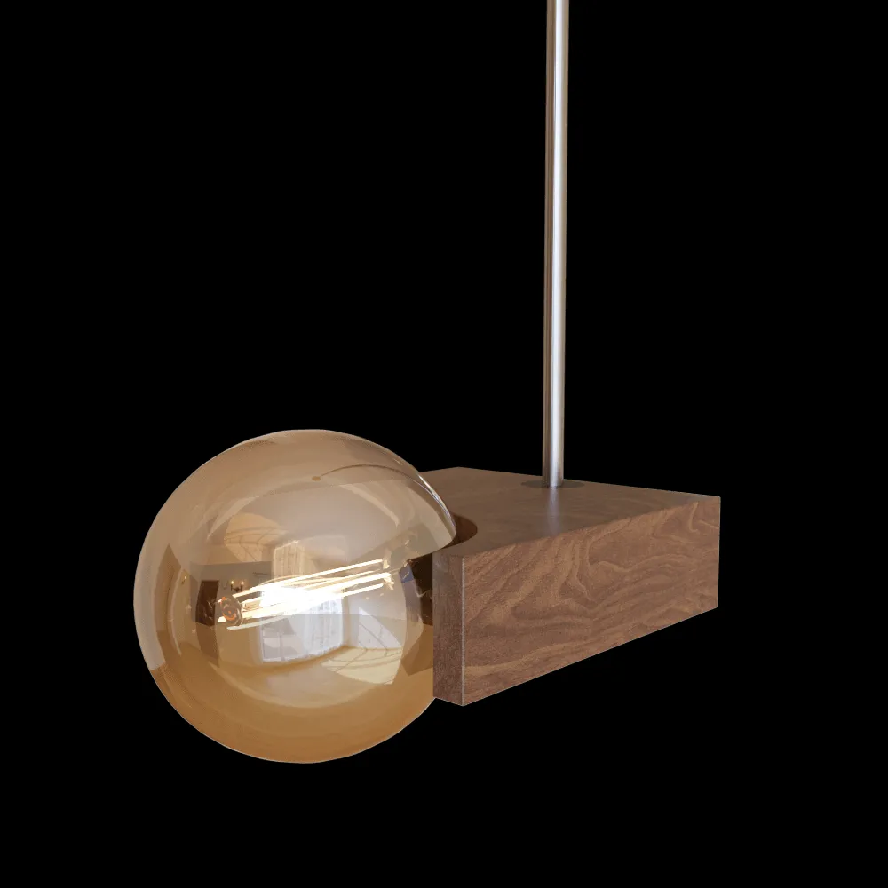 Woodled – Pendant lamp Galactic omega 2 3ds Max