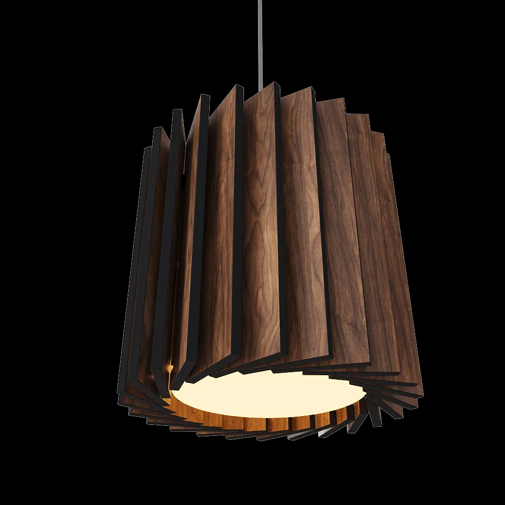 Woodled – Pendant lamp Rotor S 3ds Max