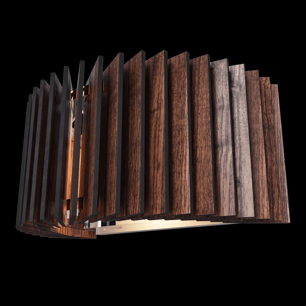 Woodled – Wall Lamp Rotor Horizontal 3ds Max