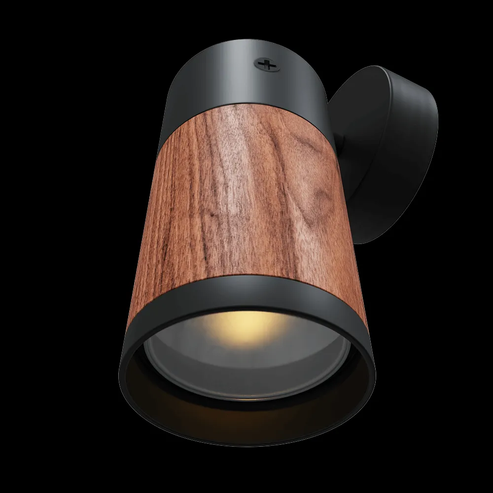 Woodled – Wall lamp Vector Unit 3ds Max
