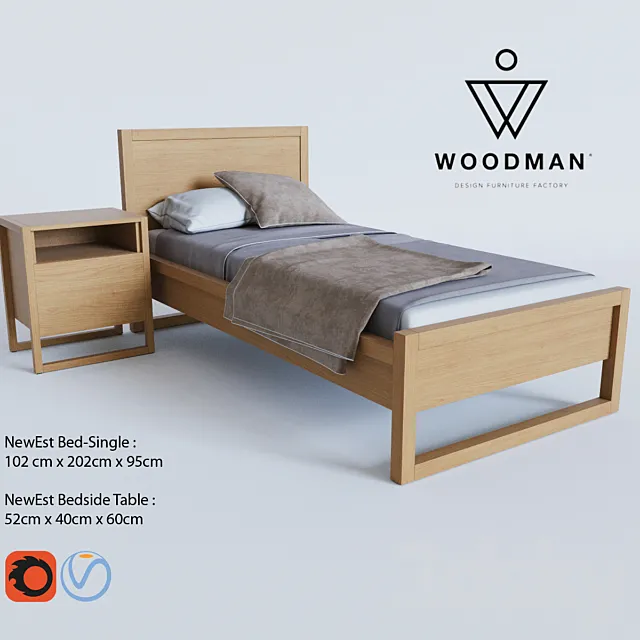 Woodman – NEWEST 3DSMax File