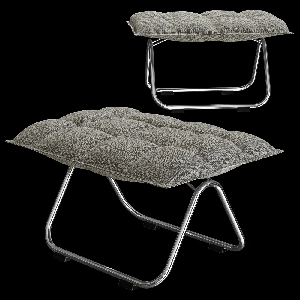 Woodnotes – Ottoman K with Tubular Frame Wide 3ds Max