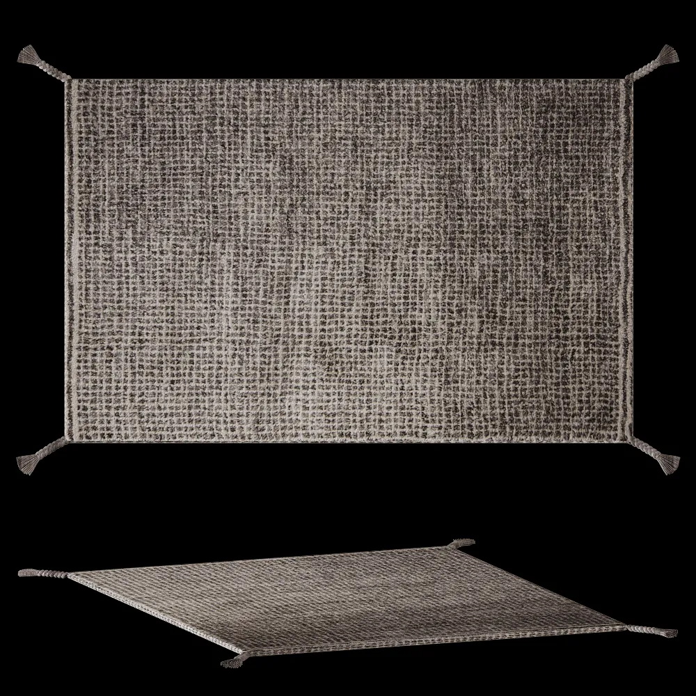 Woodnotes – Rug Grid white grey 3ds Max