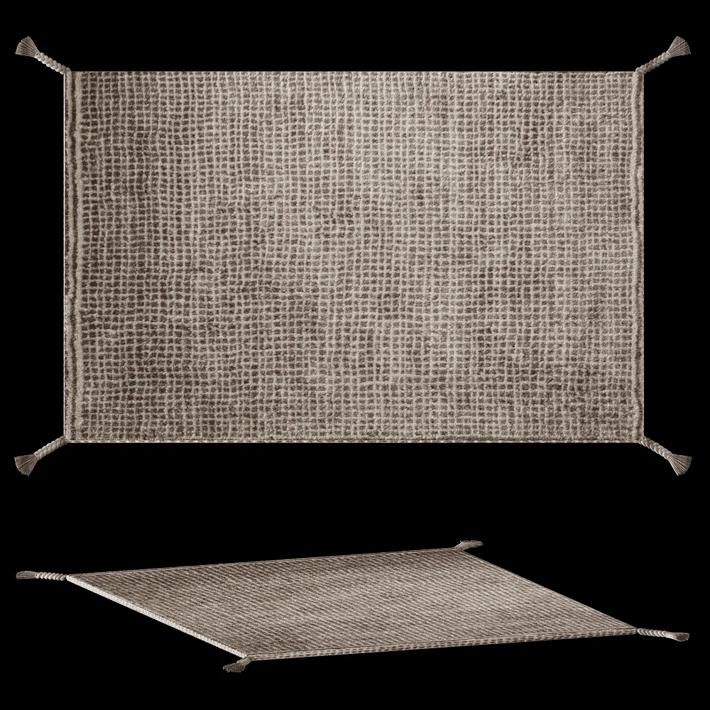 Woodnotes – Rug Grid white-light grey 3ds Max