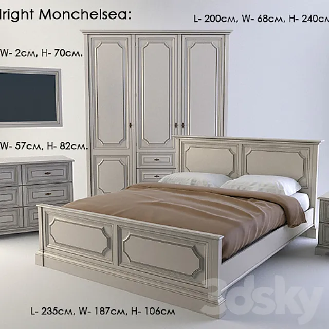 Woodright Monchelsea 3ds Max