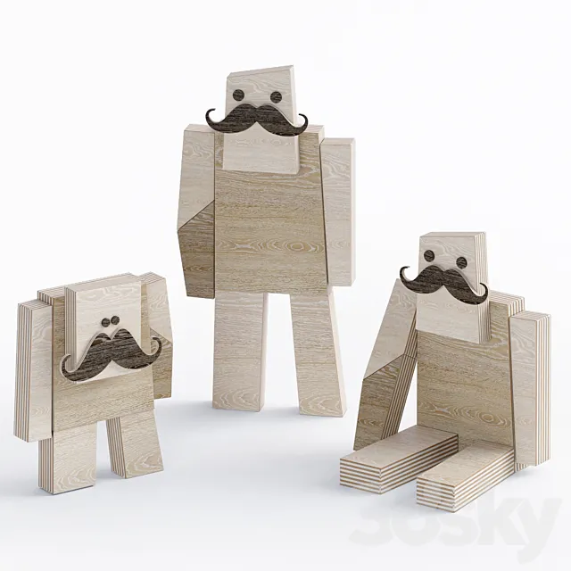 WOODSTACHES 3DSMax File