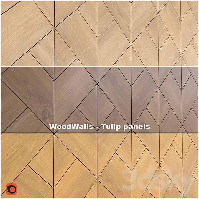 WoodWalls – Tulip 3DSMax File