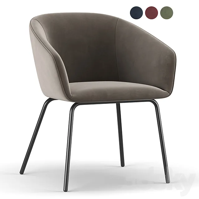 Woood Sien Dining Chair 3ds Max