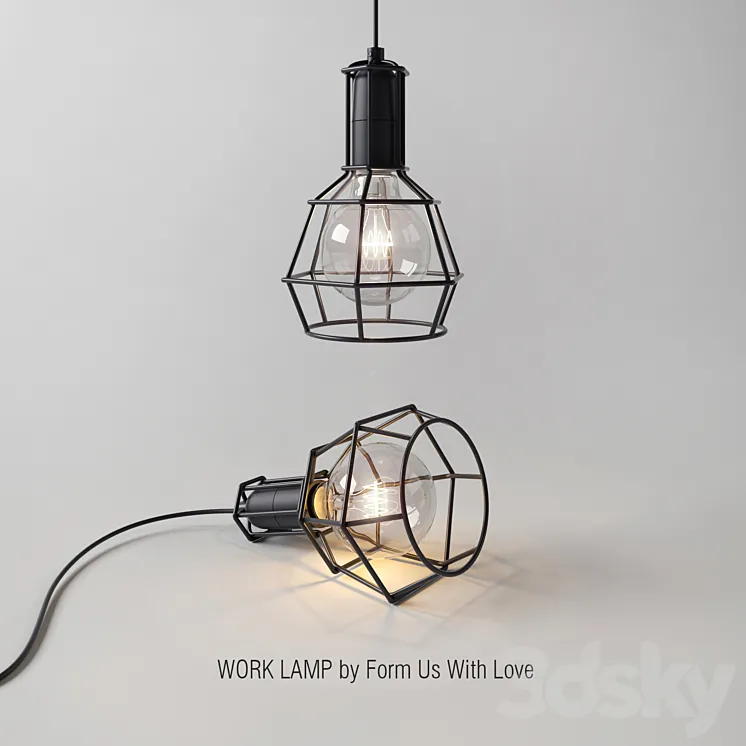 Work Lamp 3DS Max
