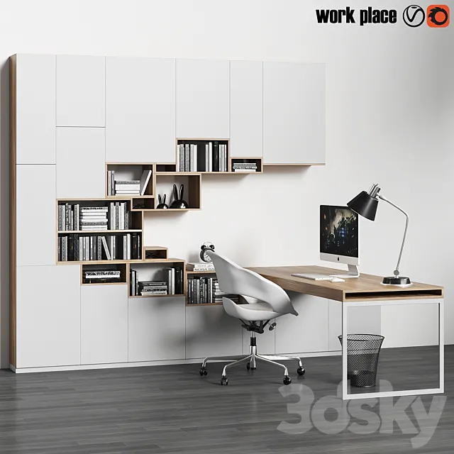 work place07 3DSMax File