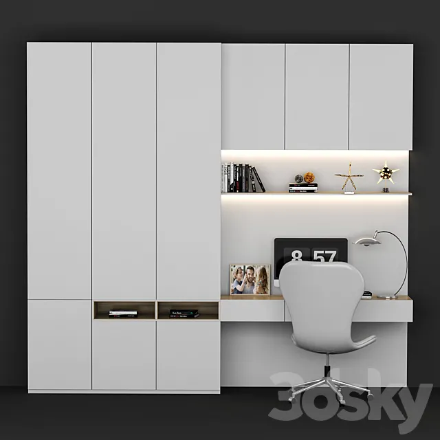 work place_006 3DS Max Model