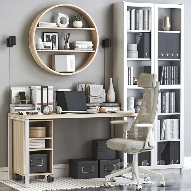 Workplace 111 3DS Max Model