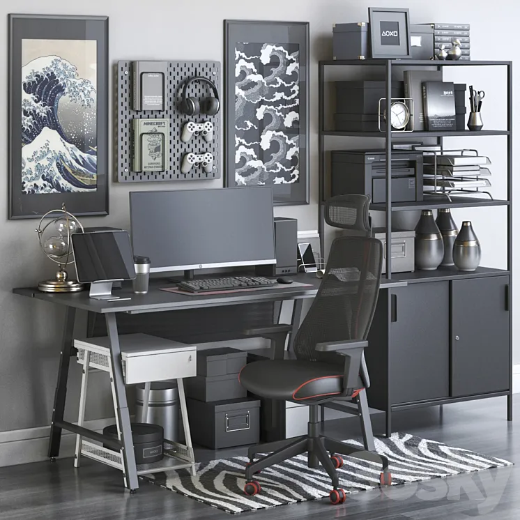 Workplace 139 3DS Max Model