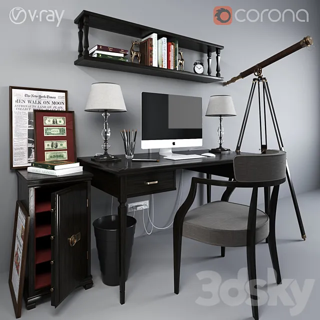 Workplace 4 3DS Max Model