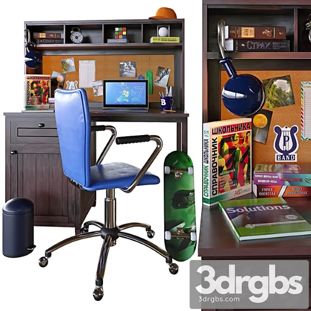 Workplace for a teenager 3dsmax Download