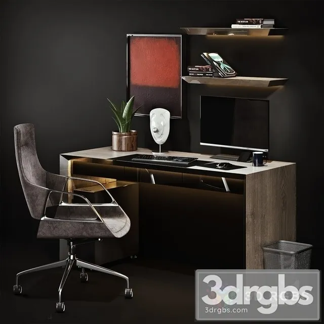 Workplace Graph Chair 3dsmax Download