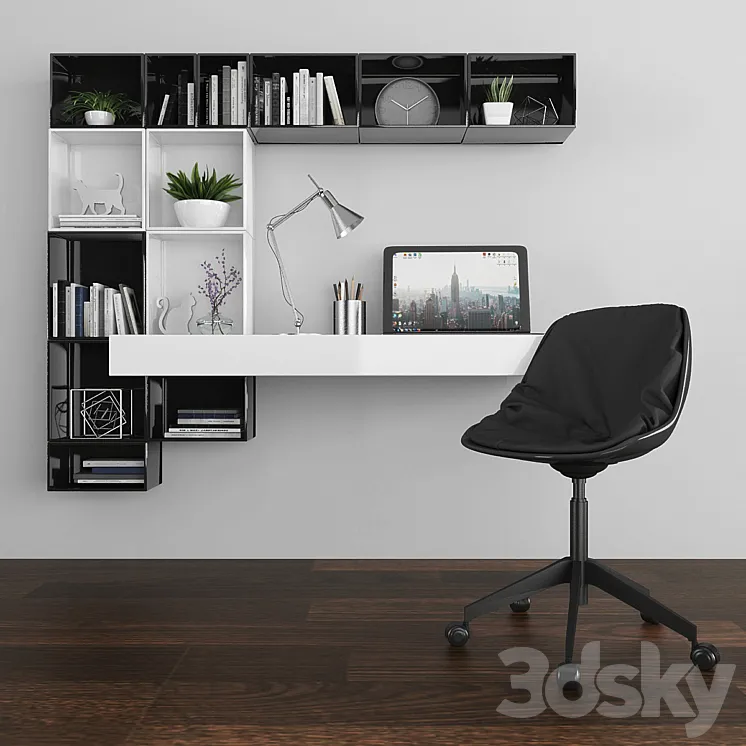 Workplace set 099 3DS Max