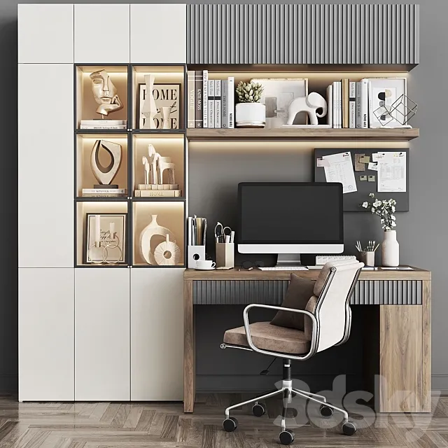 Workplace set WT 04 3DSMax File