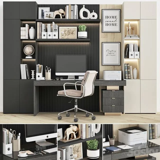 Workplace set WT 05 3dsMax Model