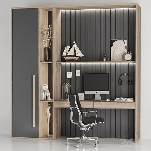 Workplace02 3dsMax Model