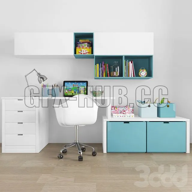 Workzone Set 036 3dsMax Model