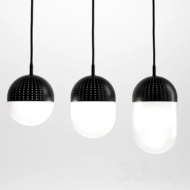 Woud dot lamp 3ds Max