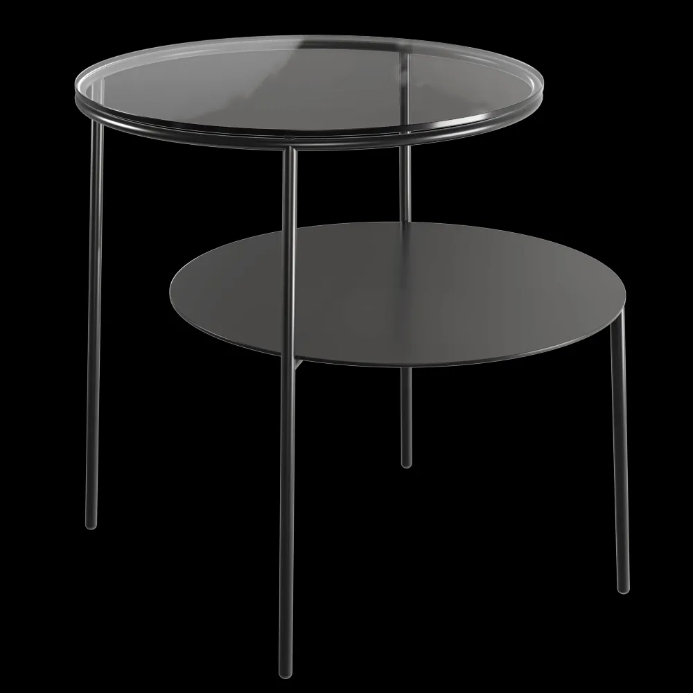 Woud – Side table Duo 3ds Max