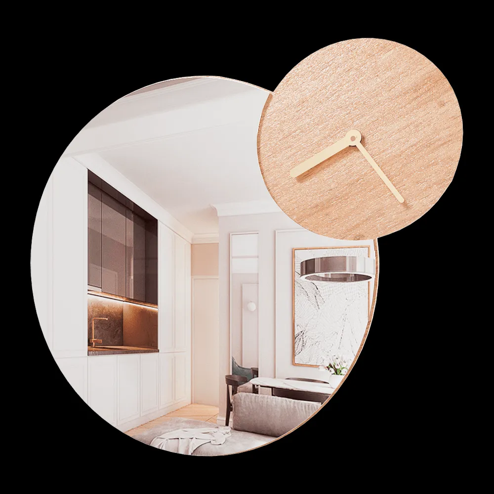 Woud – Timewatch mirror 3ds Max