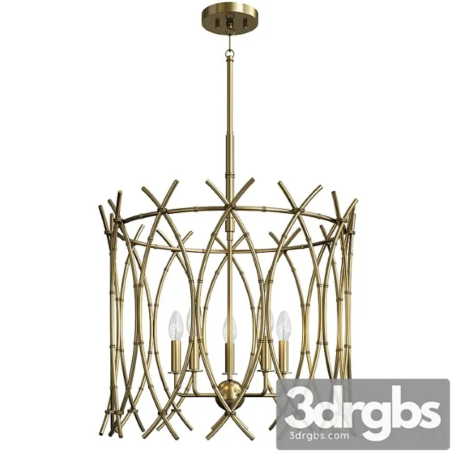 Woven Bamboo Chandelier 3dsmax Download