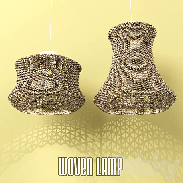 Woven lamp 3DS Max Model