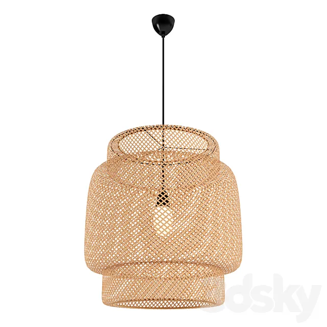 Woven pendant lamp SINNERLIG by PBR Materials 3ds Max