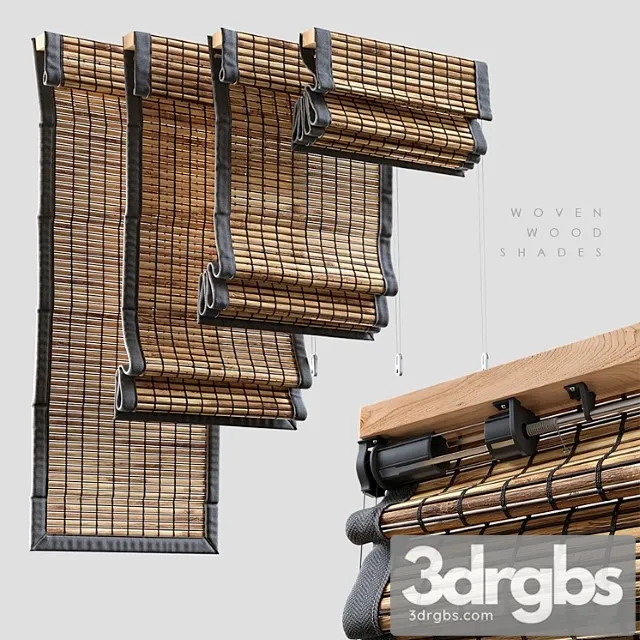 Woven Wood Shades 2 3dsmax Download