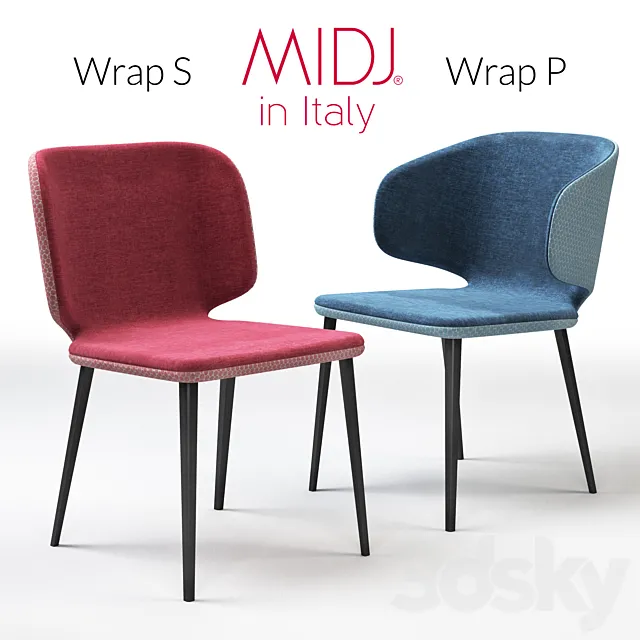 Wrap S _ P _ MIDJ in Italy 3DS Max Model