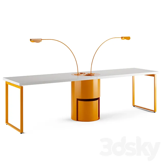 Writing desk Zalf BOOG 3ds Max