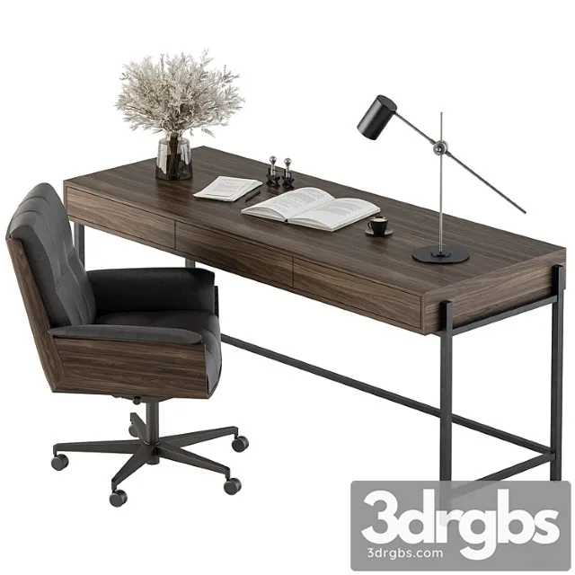 Writing Table Office Furniture 422 3dsmax Download